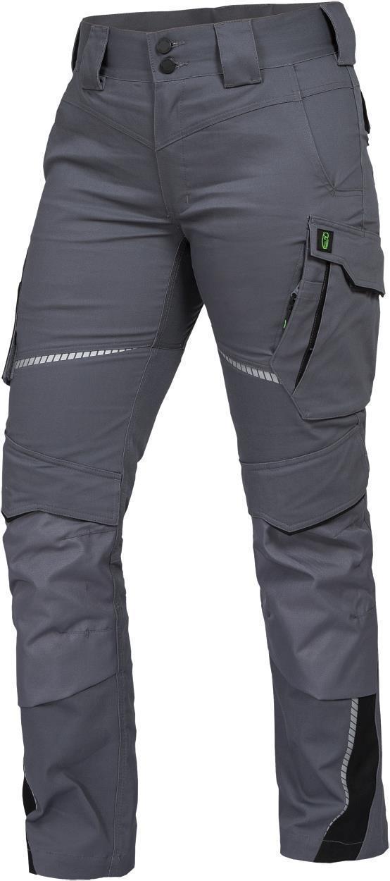 Damen-Bundhose Flex Line Grau/Schwarz FLXDH, Gr. 52 von Leibwächter