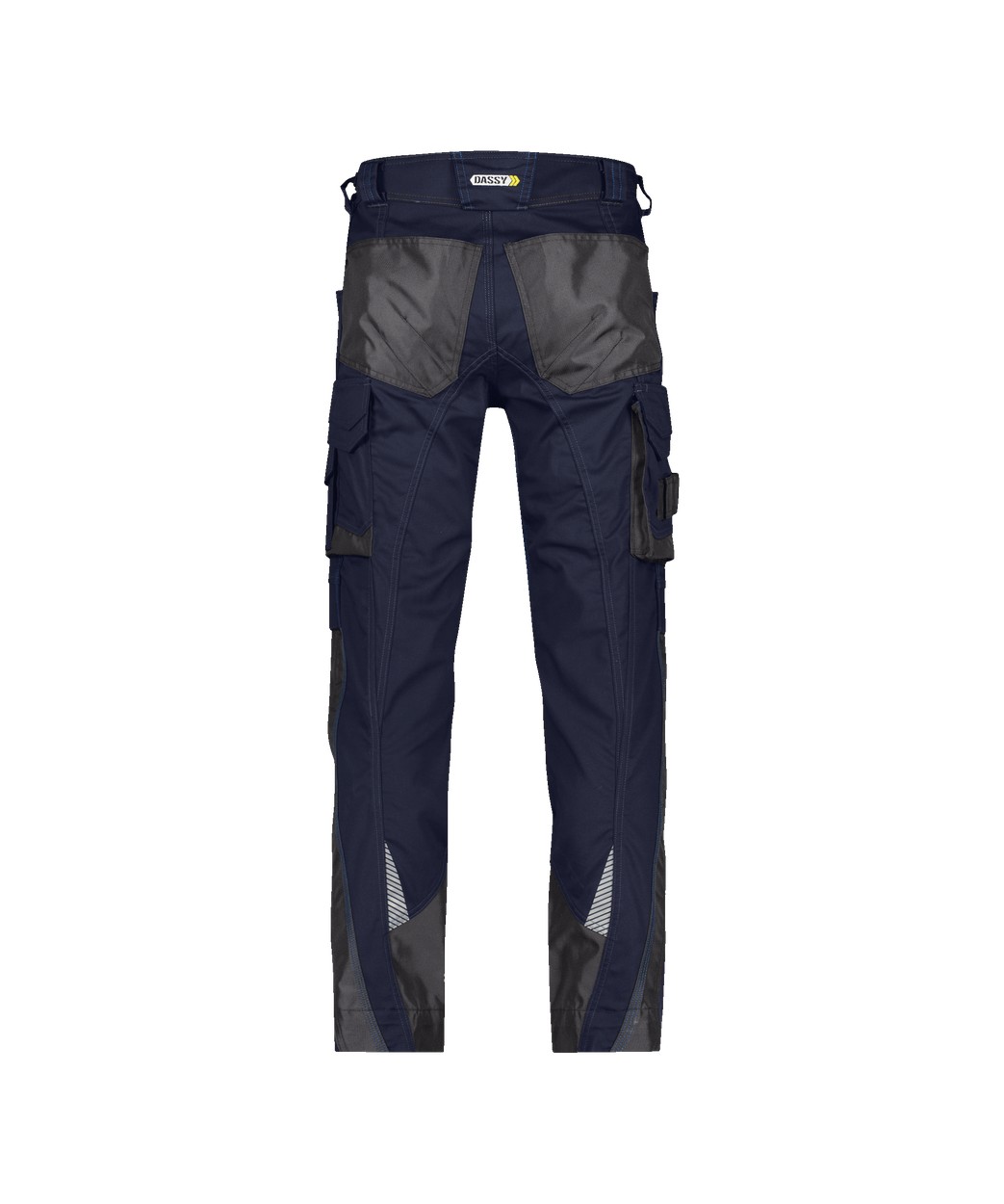 Arbeitshose mit Kniepolstertaschen "DASSY® Nova" in NACHTBLAU/ANTHRAZITGRAU, Größe 58 - kurzer Schritt PESCO63