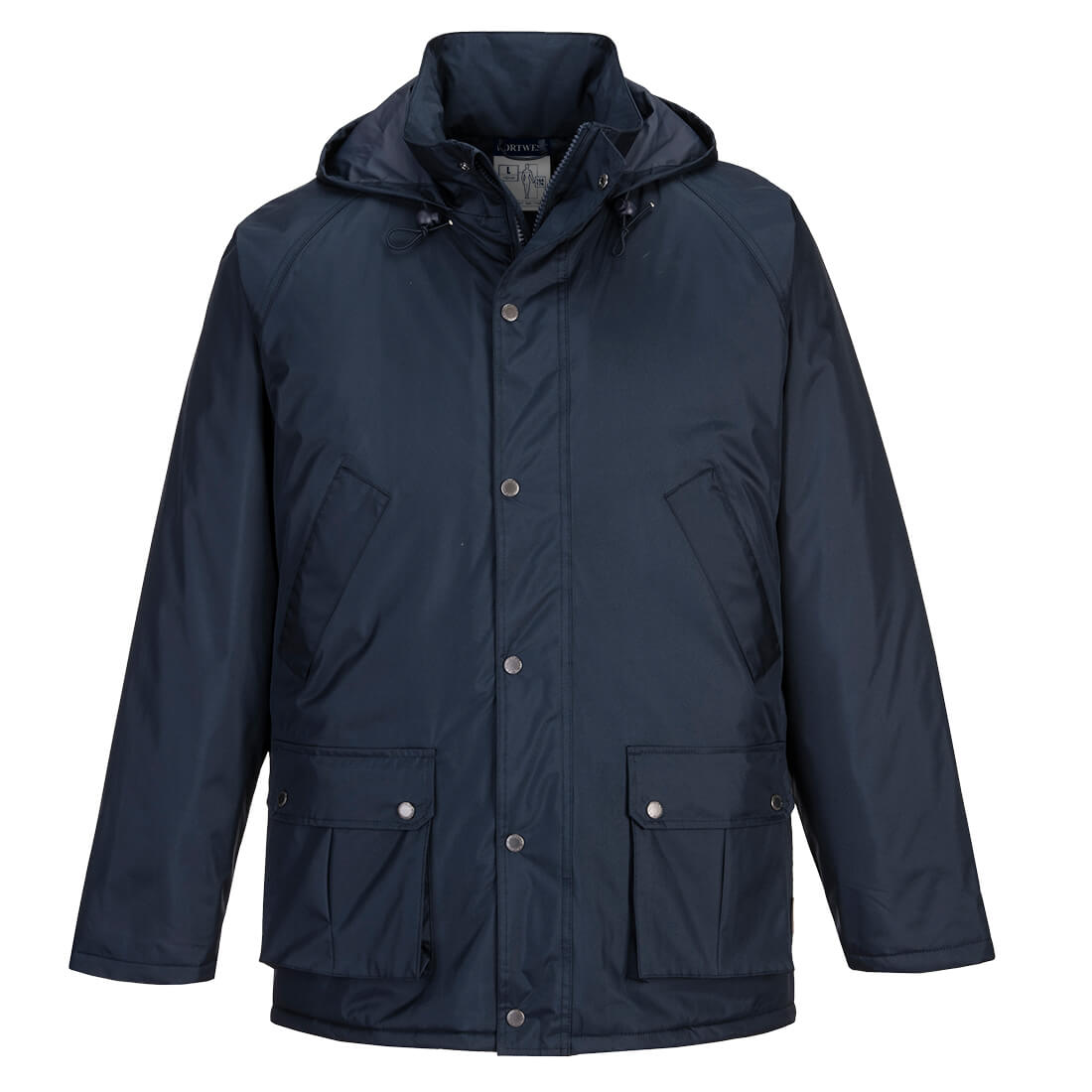 Dundee, gefütterte Jacke S521 in Navy, Größe 3XL von Portwest