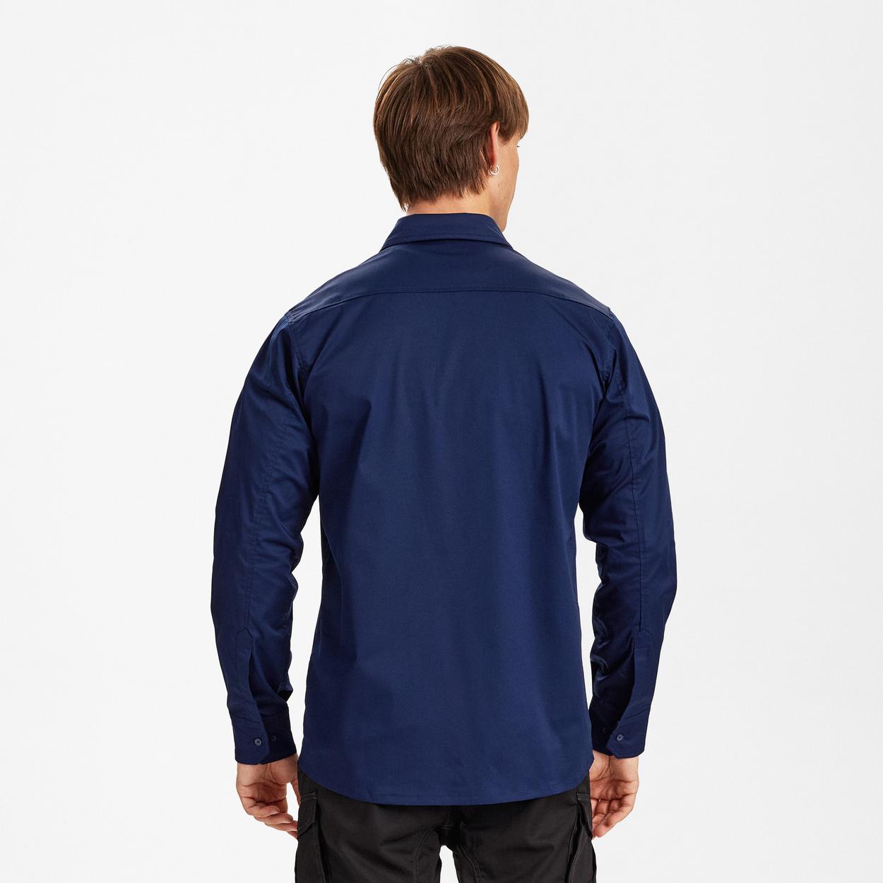 ENGEL Extend Hemd mit Stretch in Blue Ink, Größe XS