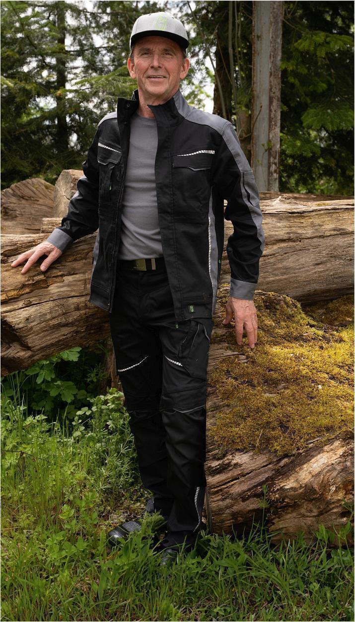 Bundjacke Flex Line Schwarz/Grau FLEXJ, Gr. 2XL von Leibwächter