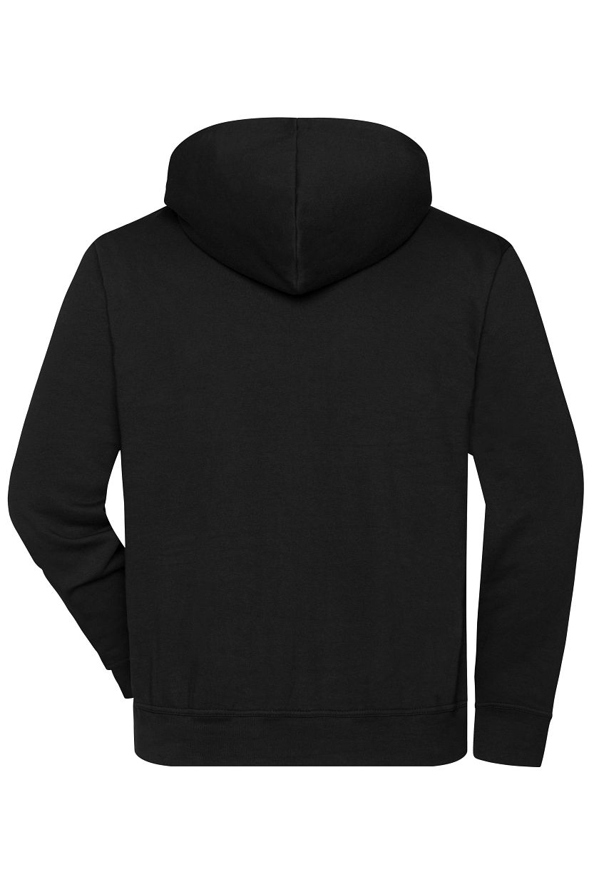 ORGANIC Workwear Half-Zip Hoody OCS Blended "JN839" in Black, Größe 6XL - Daiber
