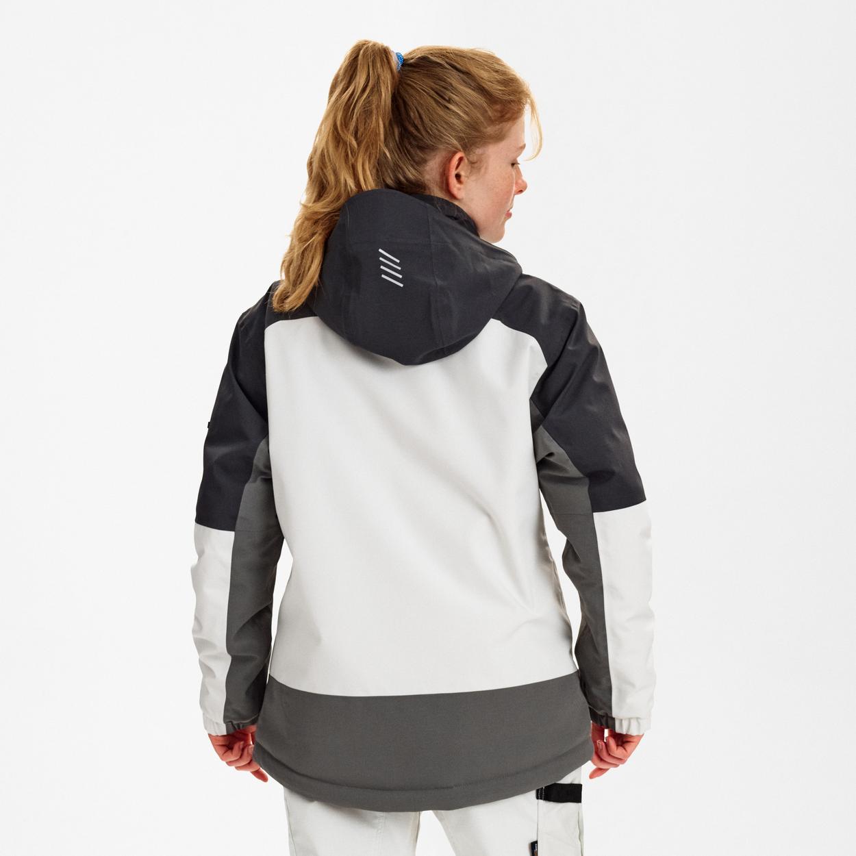 ENGEL Entire Damen Winterjacke in Bone White / Anthracite Grey, Größe XS