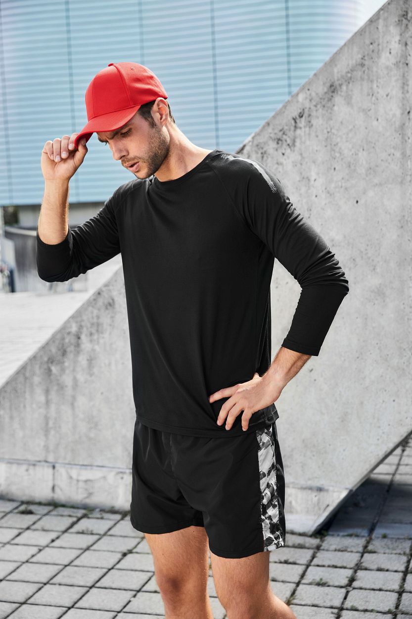 Men's Sports Shirt Long-Sleeved GRS "JN522" in White, Größe 3XL - Daiber