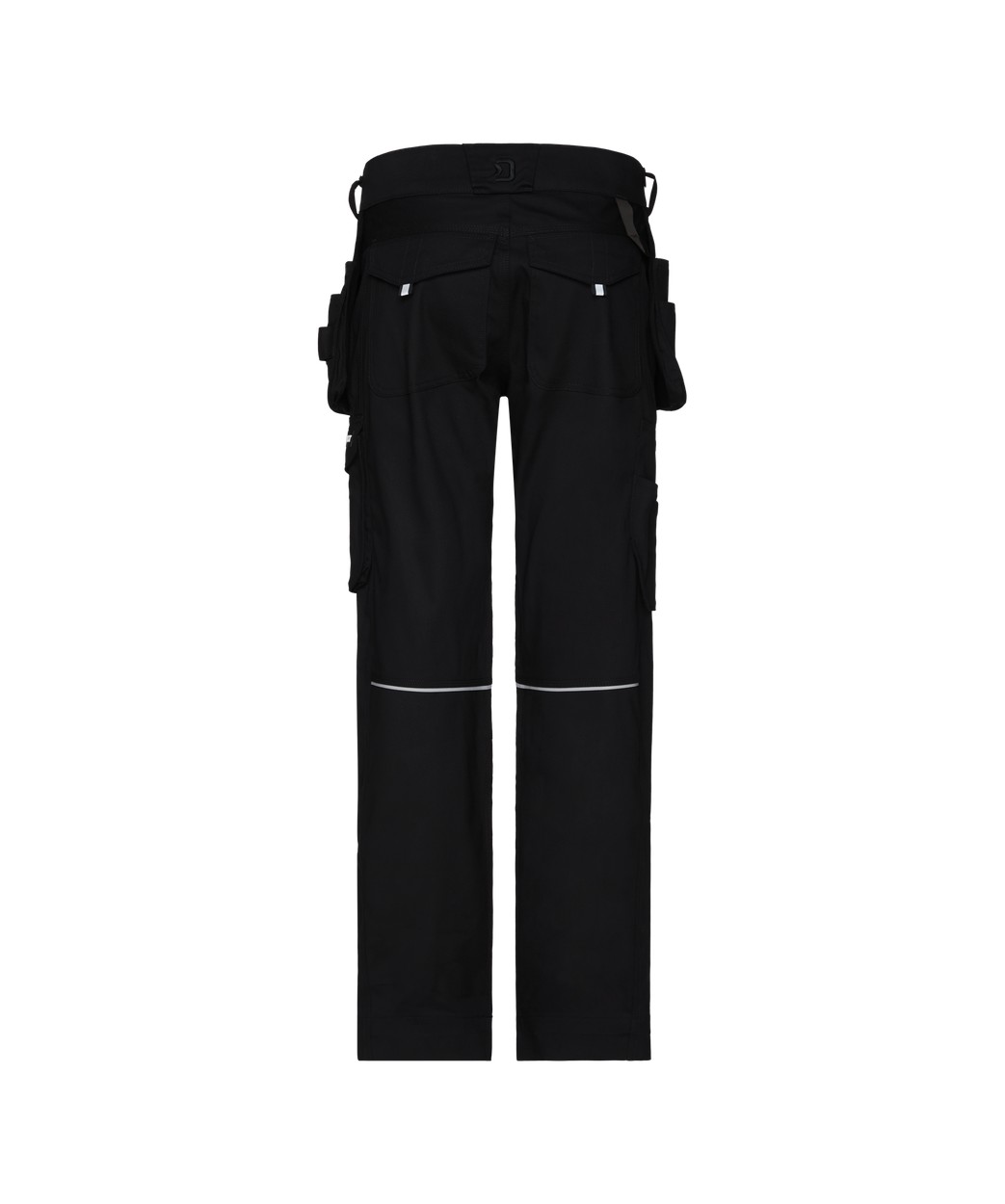 Arbeitshose mit Holstertaschen und Kniepolstertaschen "DASSY® Rossi" in SCHWARZ, Größe 60 - langer Schritt PESCOPOS41