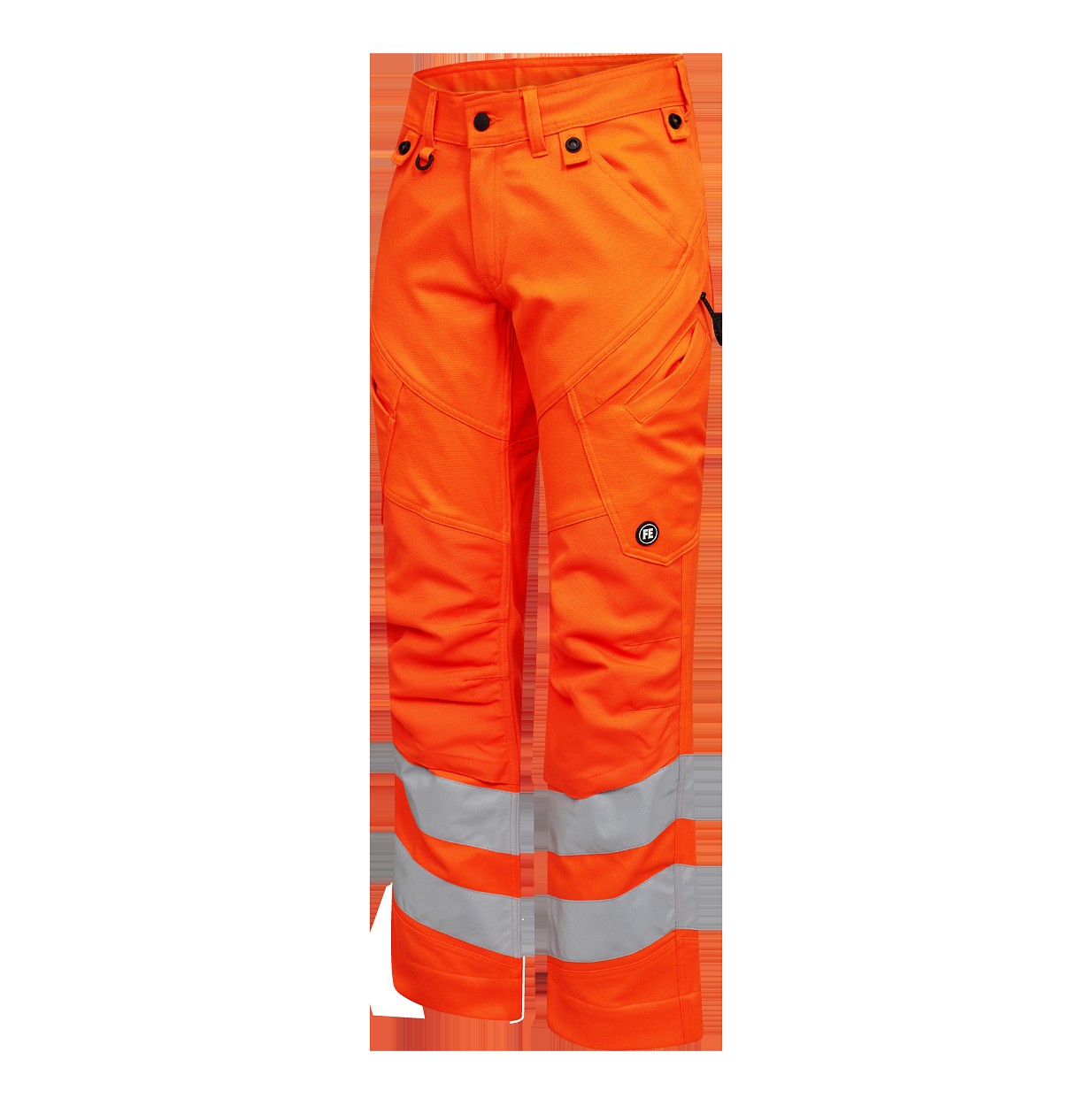 ENGEL Safety Arbeitshose mit 2-Wege-Stretch in Hi-vis Orange, Größe 26