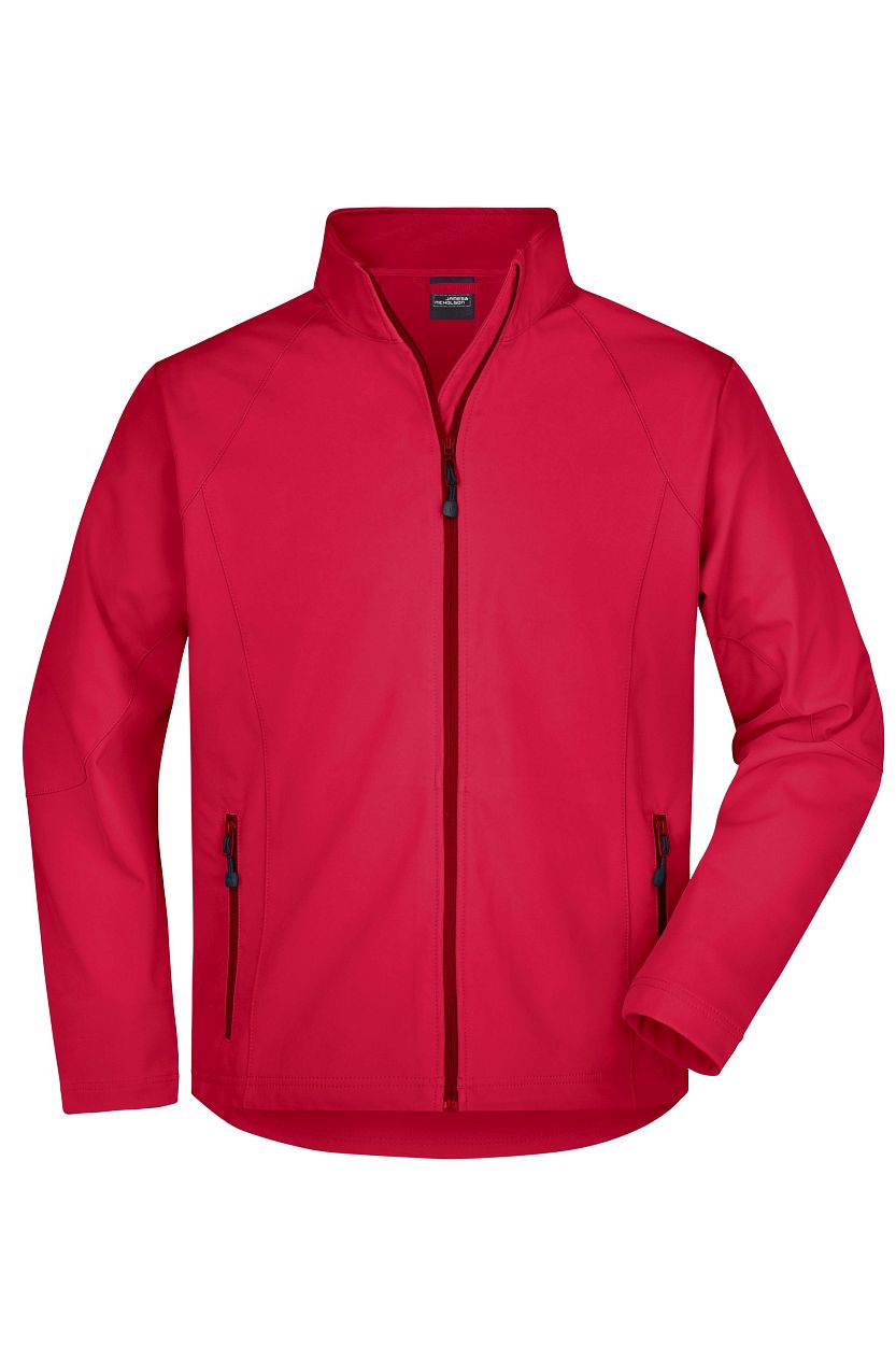 Men's Softshell Jacket "JN1020" in Red, Größe 3XL - Daiber