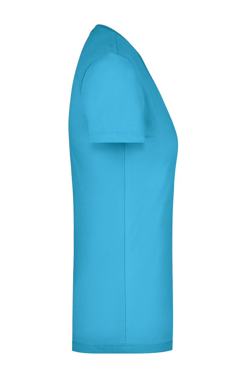 Ladies' Stretch Round-T "JN926" in Turquoise, Größe 2XL - Daiber