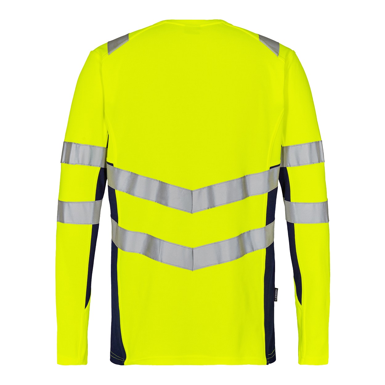 ENGEL Safety Langarm-Shirt in Gelb/Blue Ink, Größe XS