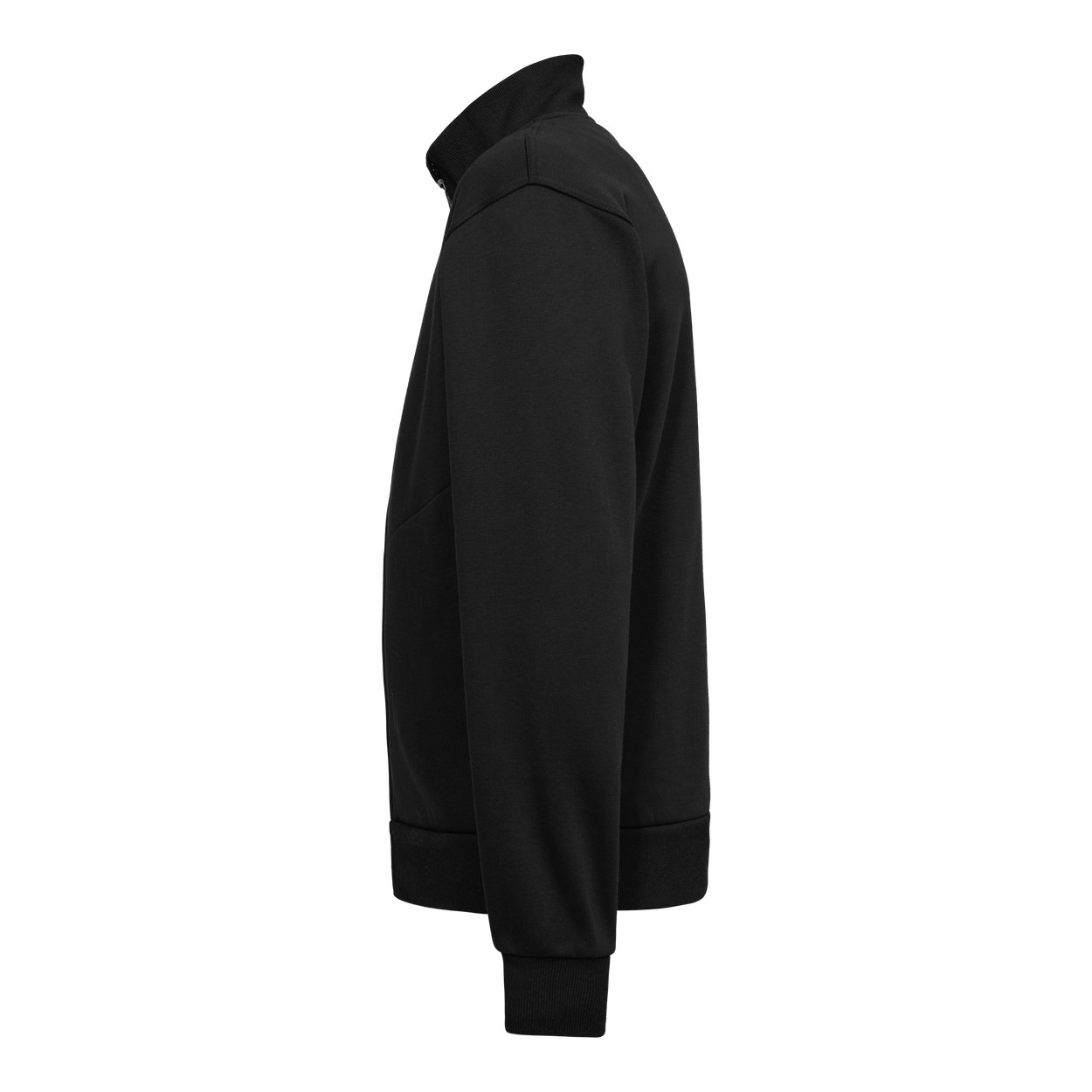 ENGEL Extend Sweat-Jacke mit hohem Kragen in Schwarz, Größe XS