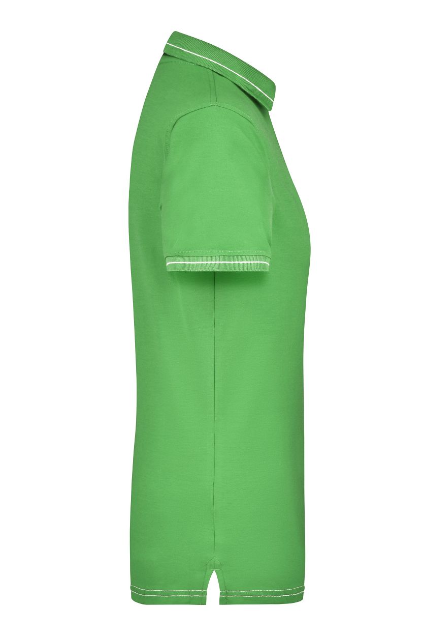 Ladies' Elastic Polo "JN568" in Lime-Green/White, Größe 2XL - Daiber