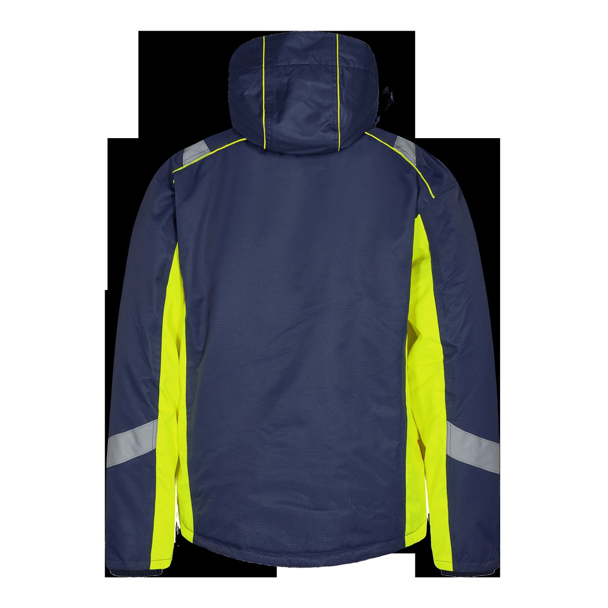 ENGEL Cargo Winterjacke in Blue Ink/Gelb, Größe XS