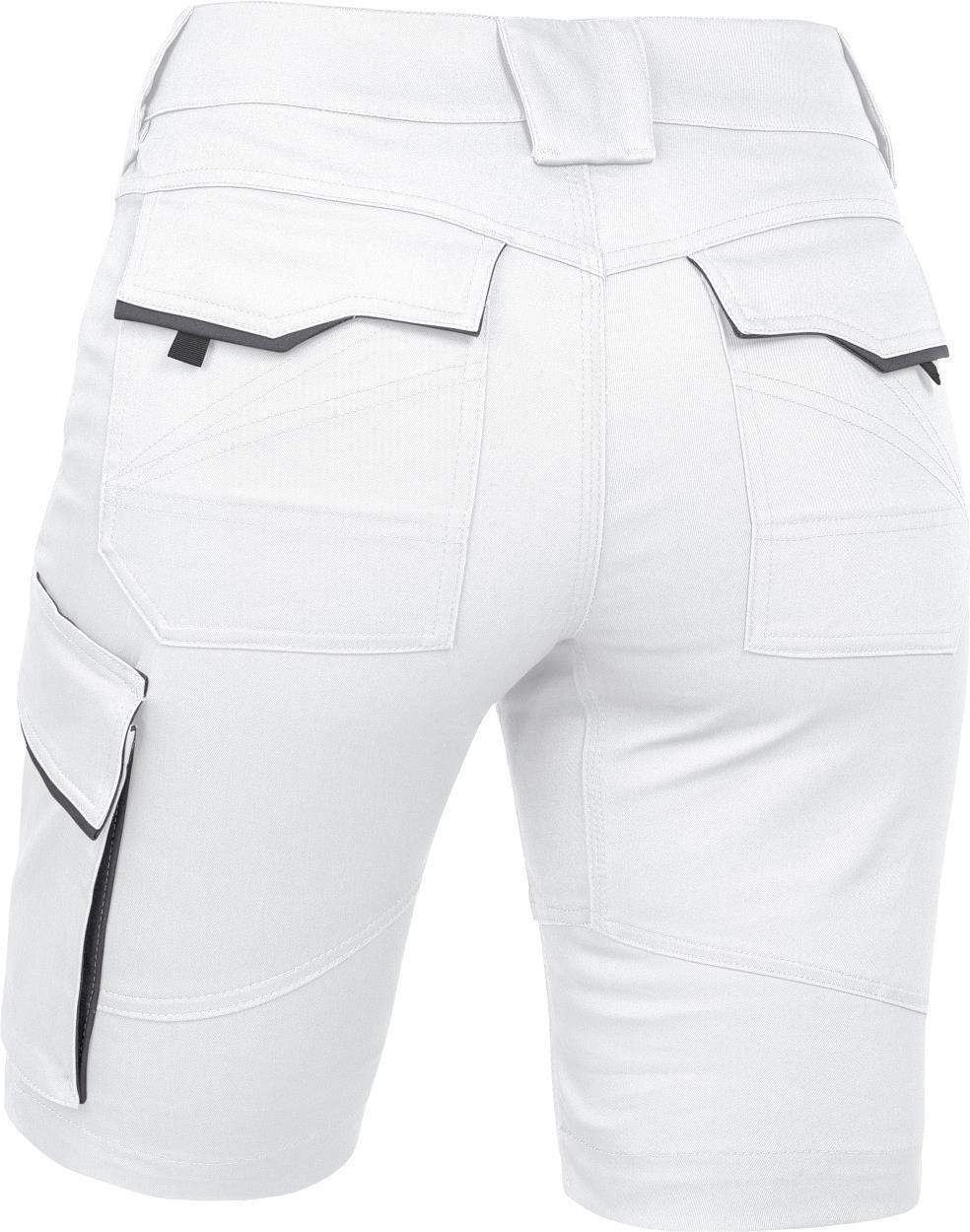 Damen Shorts Flex Line Weiß/Grau FLXDK, Gr. 52 von Leibwächter