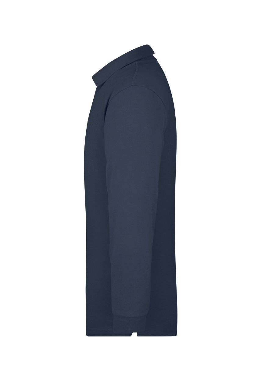 Polo-Piqué Long-Sleeved "JN022" in Navy, Größe 2XL - Daiber