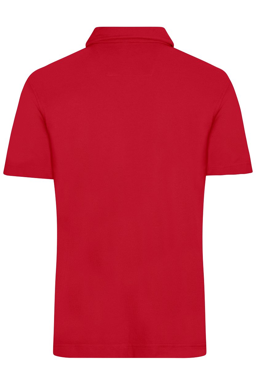 Men's Traditional Polo "JN716" in Red/Red-White, Größe 3XL - Daiber