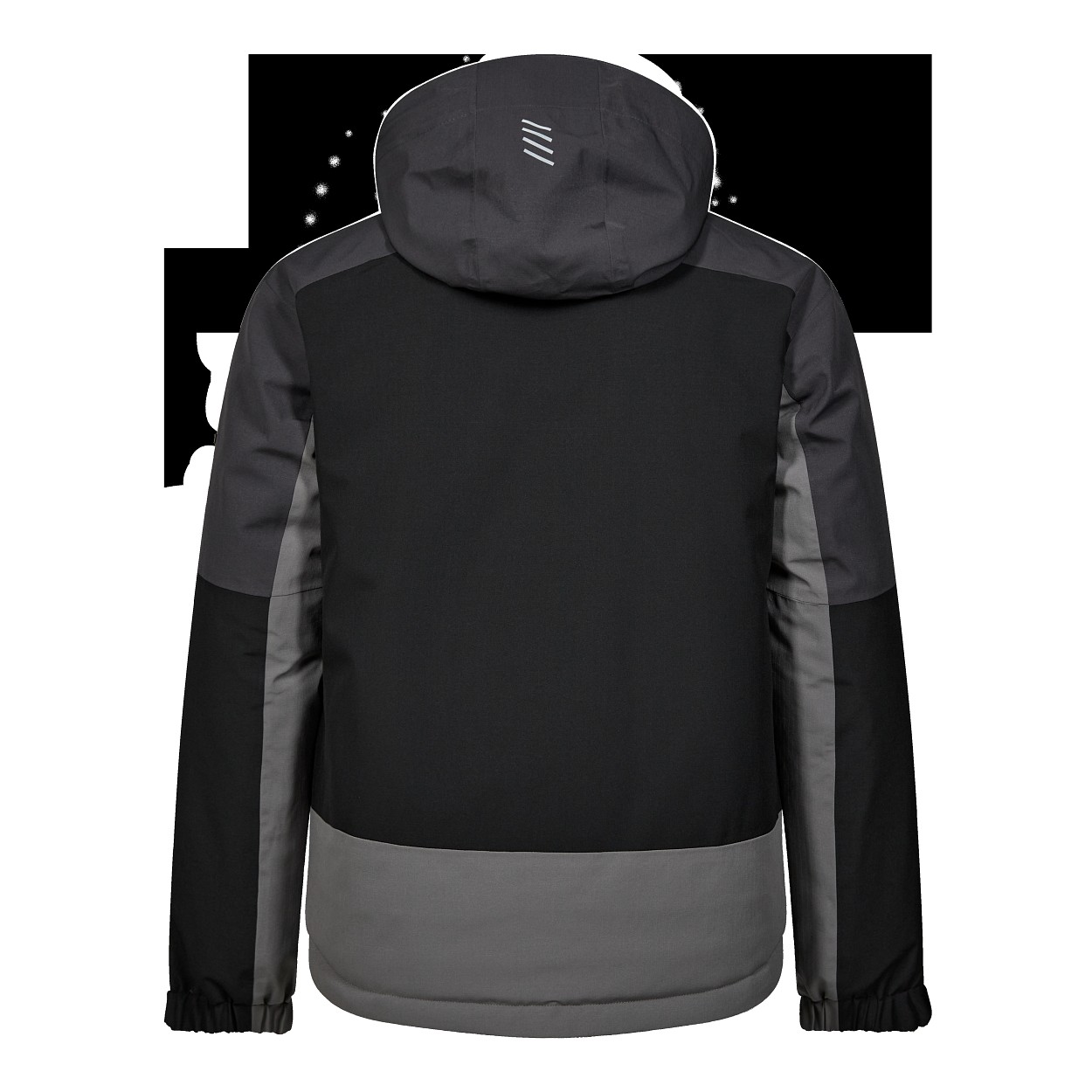 ENGEL Entire Winterjacke in Schwarz/Anthrazit Grau, Größe XS