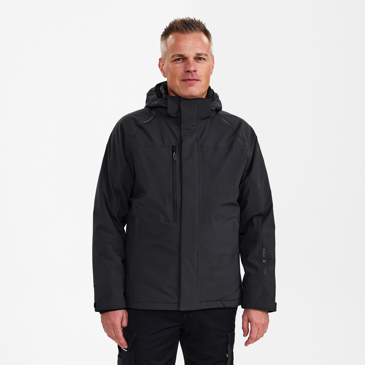 ENGEL X-treme Winterjacke in Anthrazit Grau, Größe XS