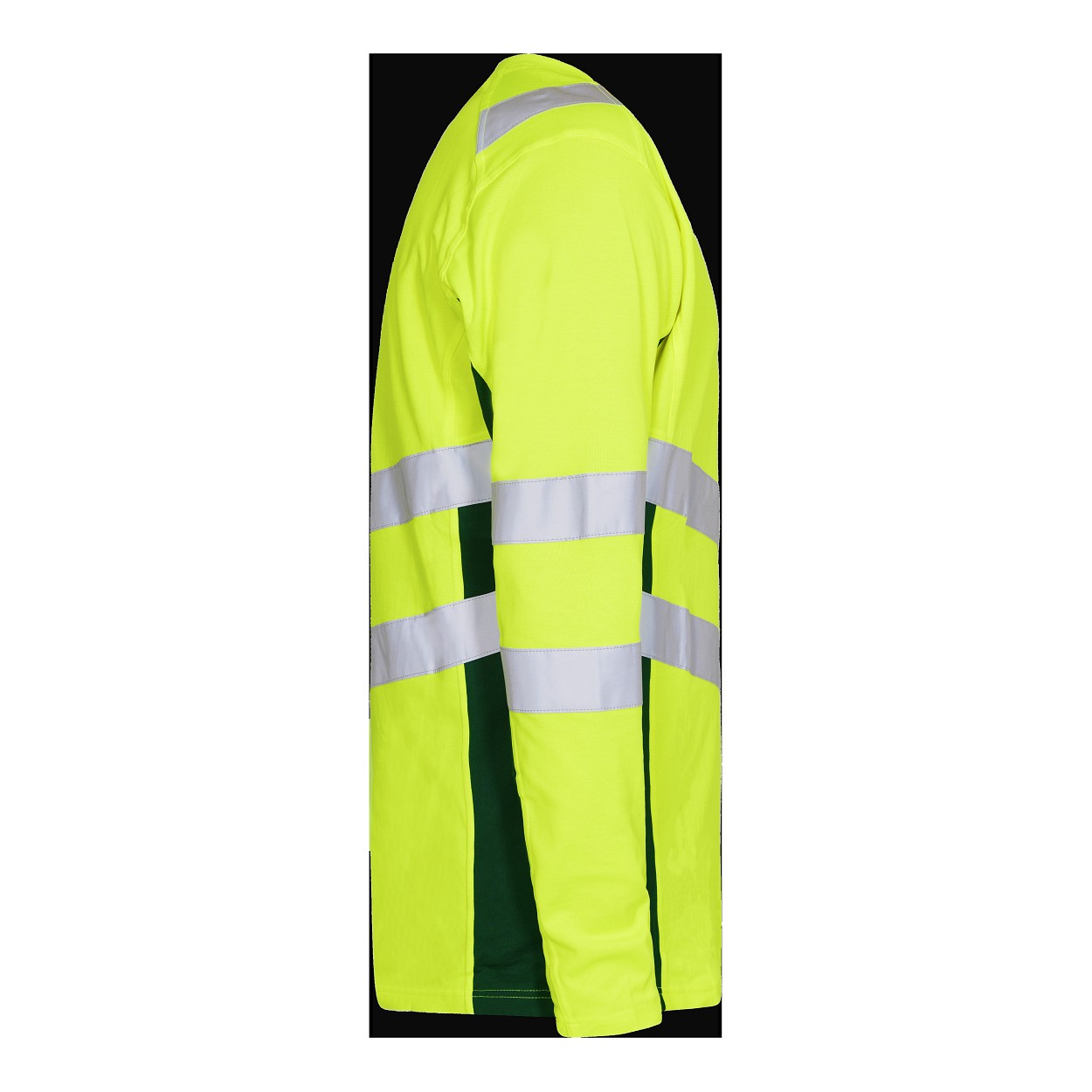 ENGEL Safety Langarm-Shirt in Gelb/Grün, Größe XS