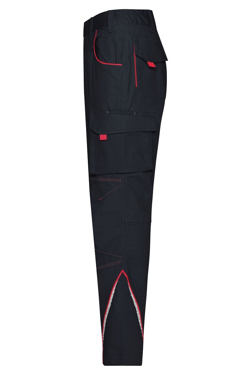 Workwear Pants - COLOR - "JN847" in Carbon/Red, Größe 62 - Daiber