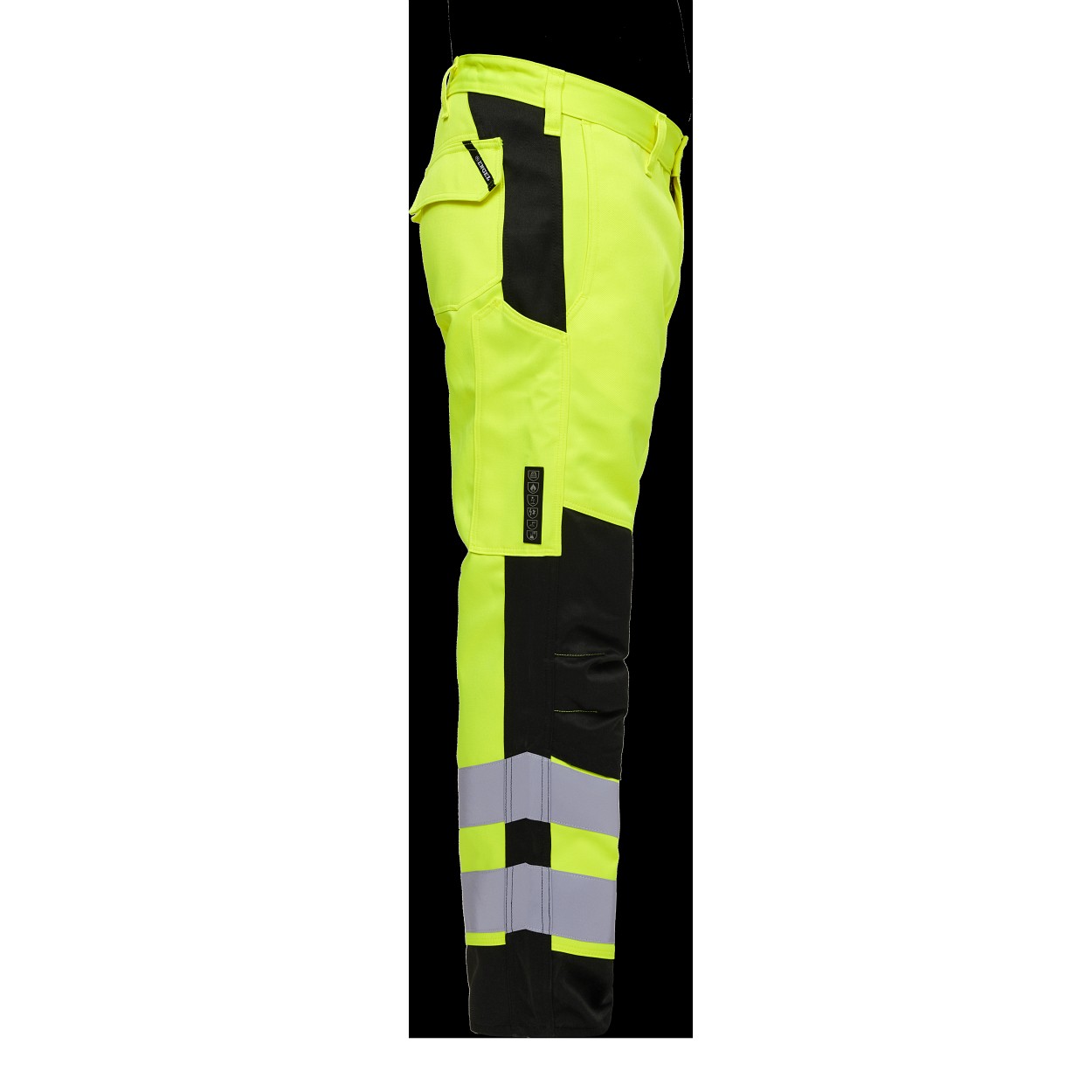 ENGEL Safety+ Hose in Gelb/Schwarz, Größe 106