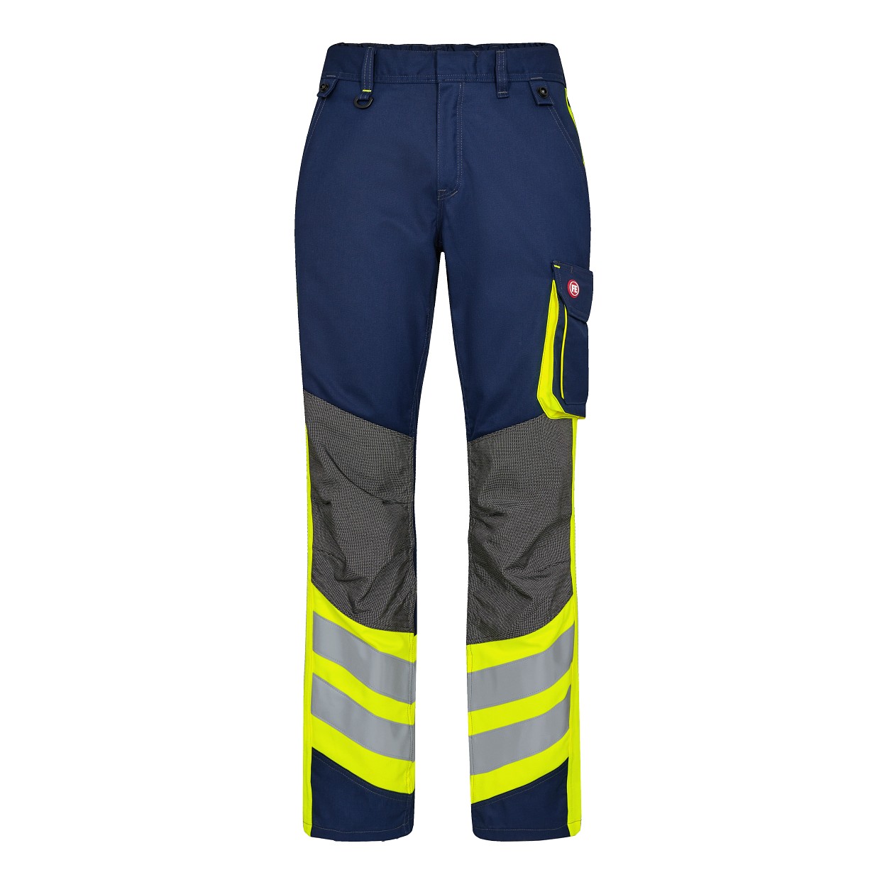 ENGEL Cargo Arbeitshose in Blue Ink/Gelb, Größe 106