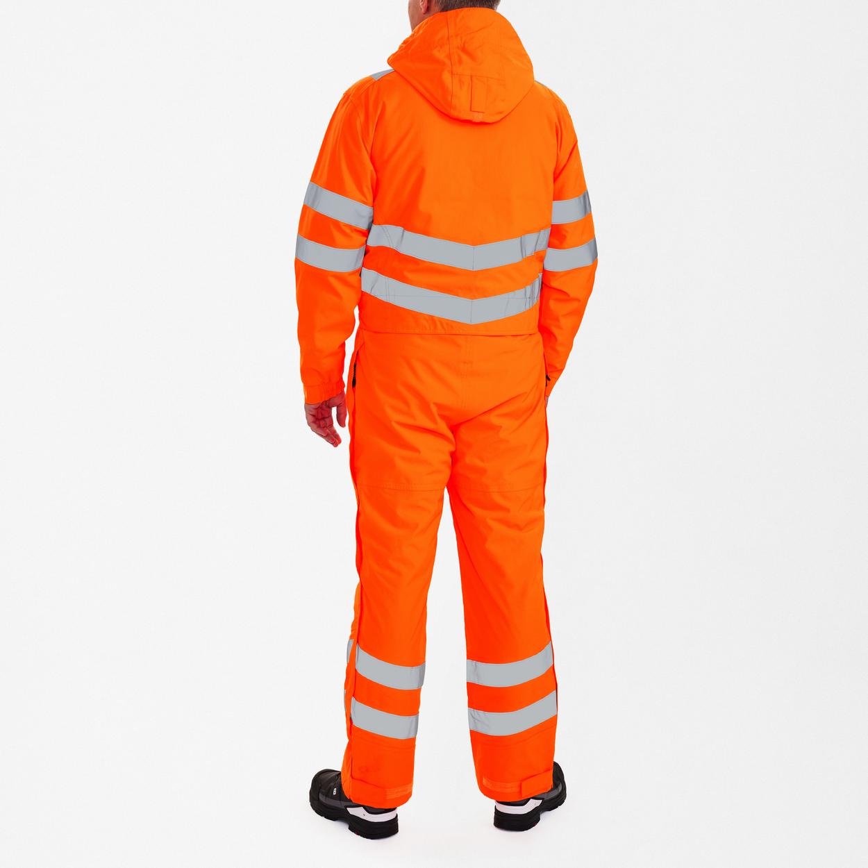 ENGEL Safety Winteroverall in Hi-vis Orange, Größe XS