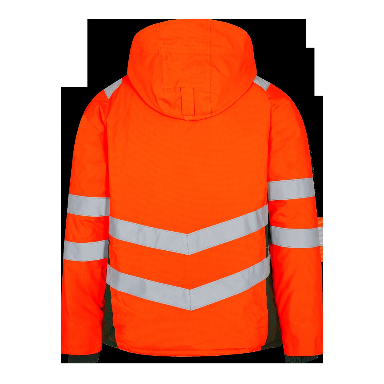ENGEL Safety Winterjacke in Orange/Grün, Größe XS