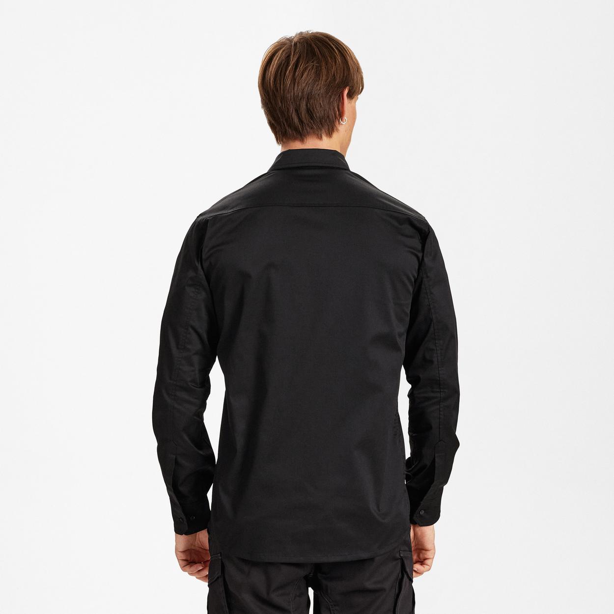 ENGEL Extend Hemd mit Stretch in Schwarz, Größe XS