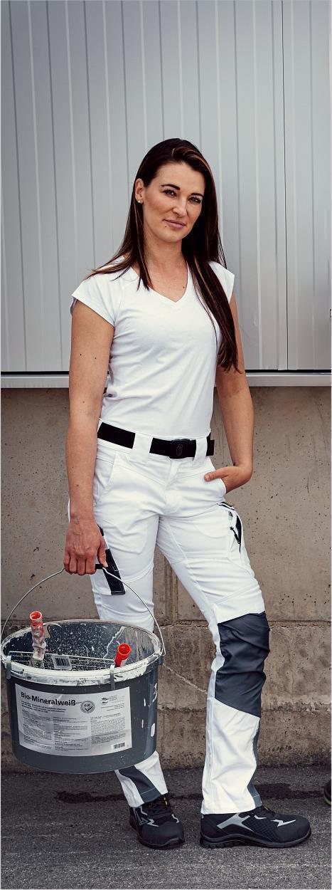 Damen T-Shirt "Lisa" Flex Line Weiß FLXDT, Gr. 52 von Leibwächter