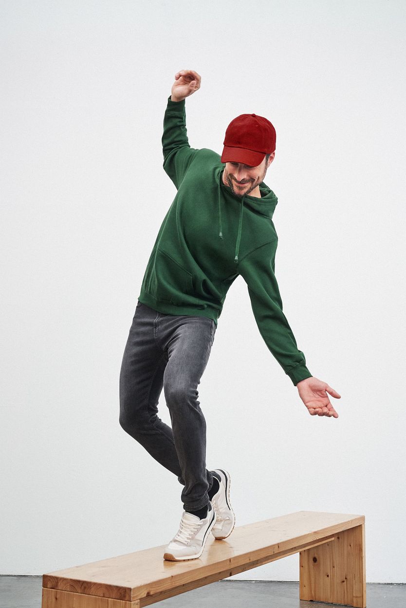 Hooded Sweat "JN047" in White, Größe 3XL - Daiber