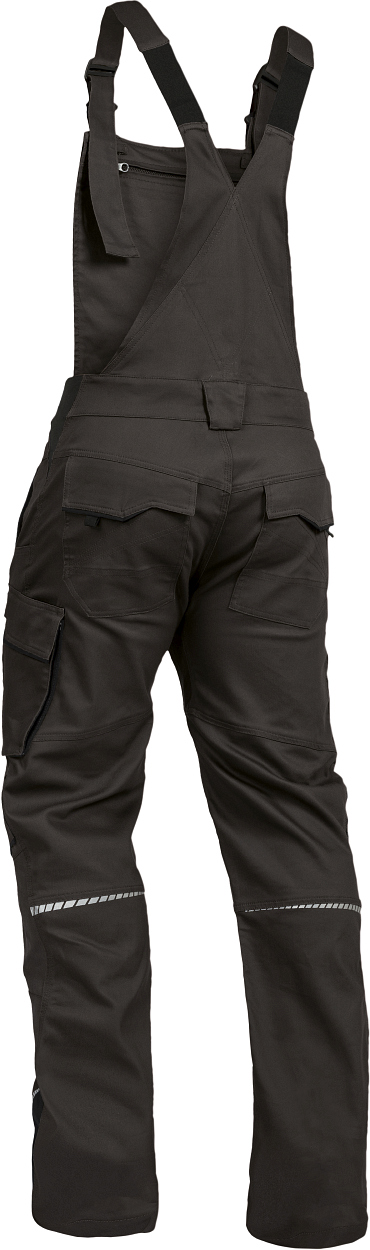 Latzhose FLEXL28 Flex Line in Anthrazit/Schwarz, Gr. 98 von Leibwächter