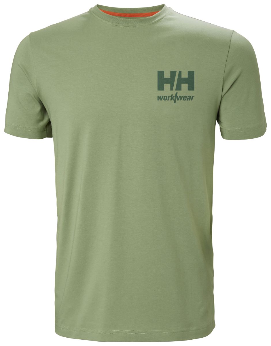 T-Shirt Logo in Jade, Gr. 4XL von Helly Hansen Workwear
