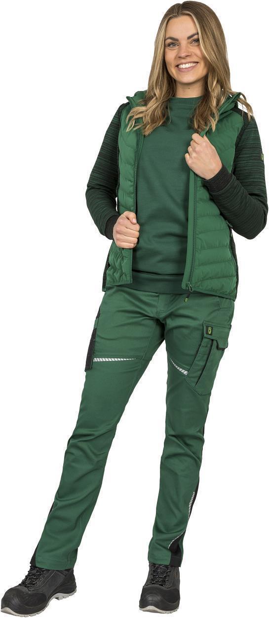 Damen-Hybridjacke CADHYJ01 Casual Line in Grün, Gr. 52 von Leibwächter