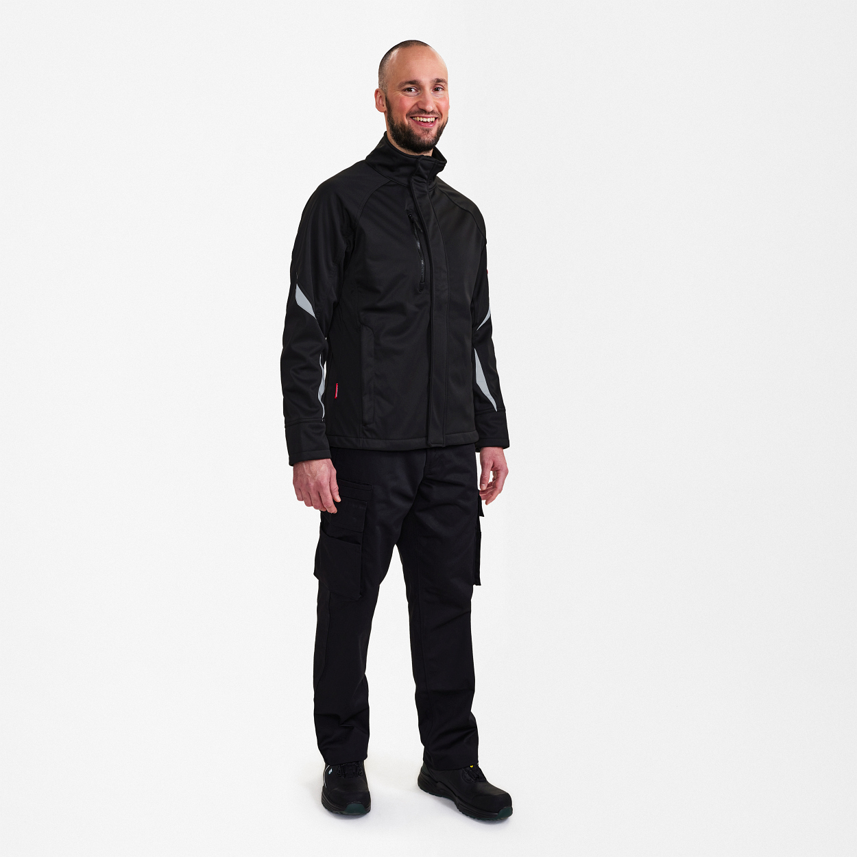 ENGEL Extend Softshelljacke in Schwarz, Größe XS