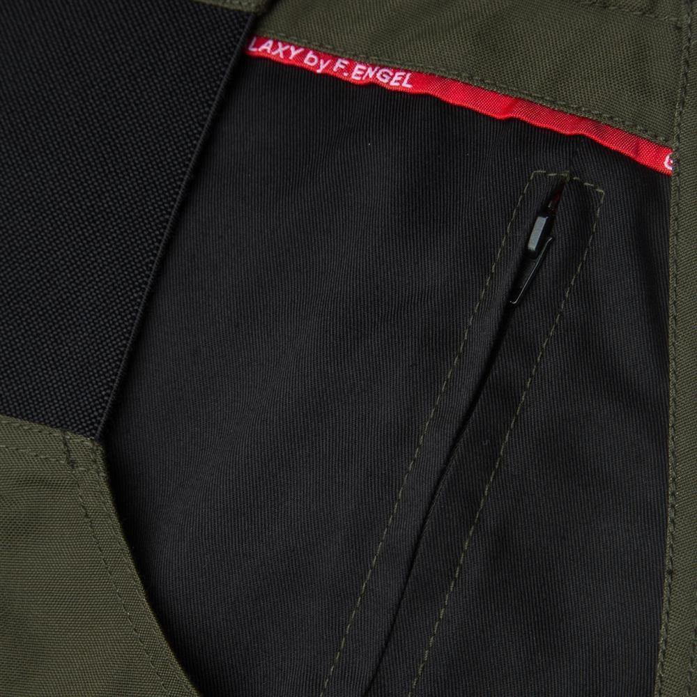 ENGEL Galaxy 3810-254 Latzhose in Forest Green/Schwarz, Größe 106