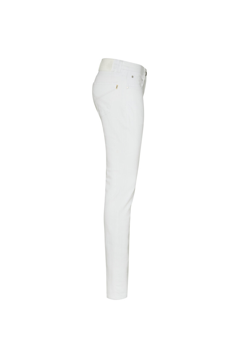 HAKRO 730 DAMEN 5-POCKET-JEANSHOSE X-STRETCH ECO in Weiß, Größe 3XL