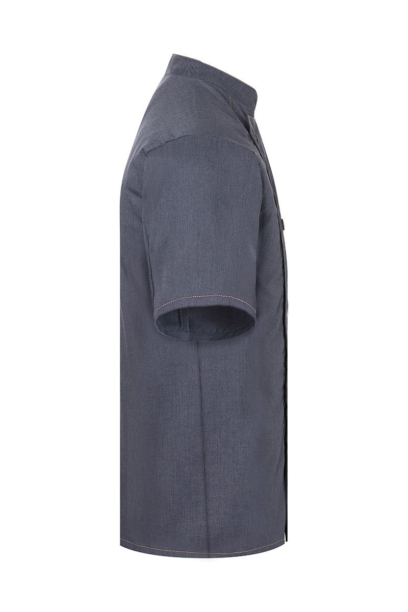 Kurzarm Kochjacke Jeans-Style Größe 74 in Vintage black von Karlowsky