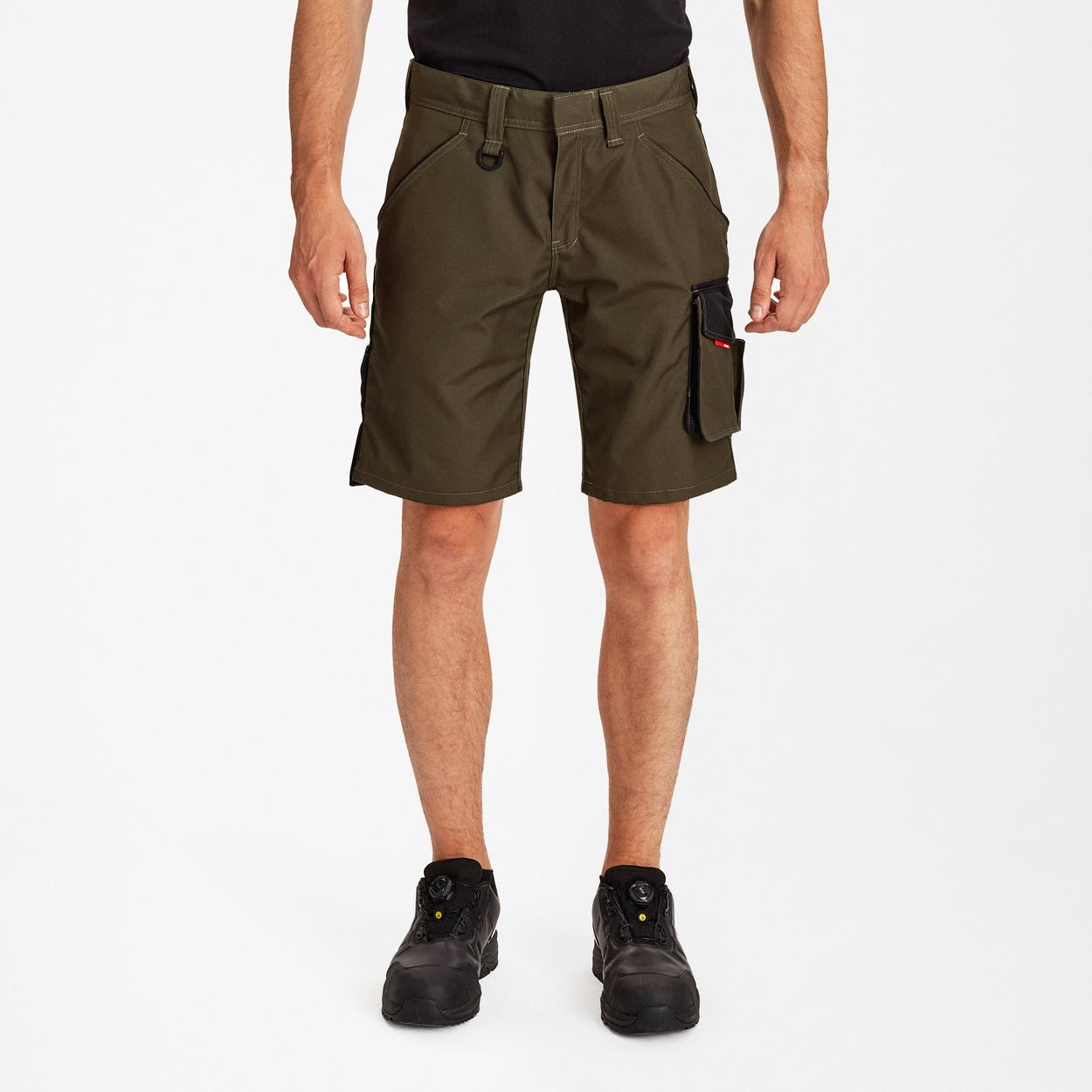 ENGEL Galaxy Arbeitsshorts in Forest Green/Schwarz, Größe 54