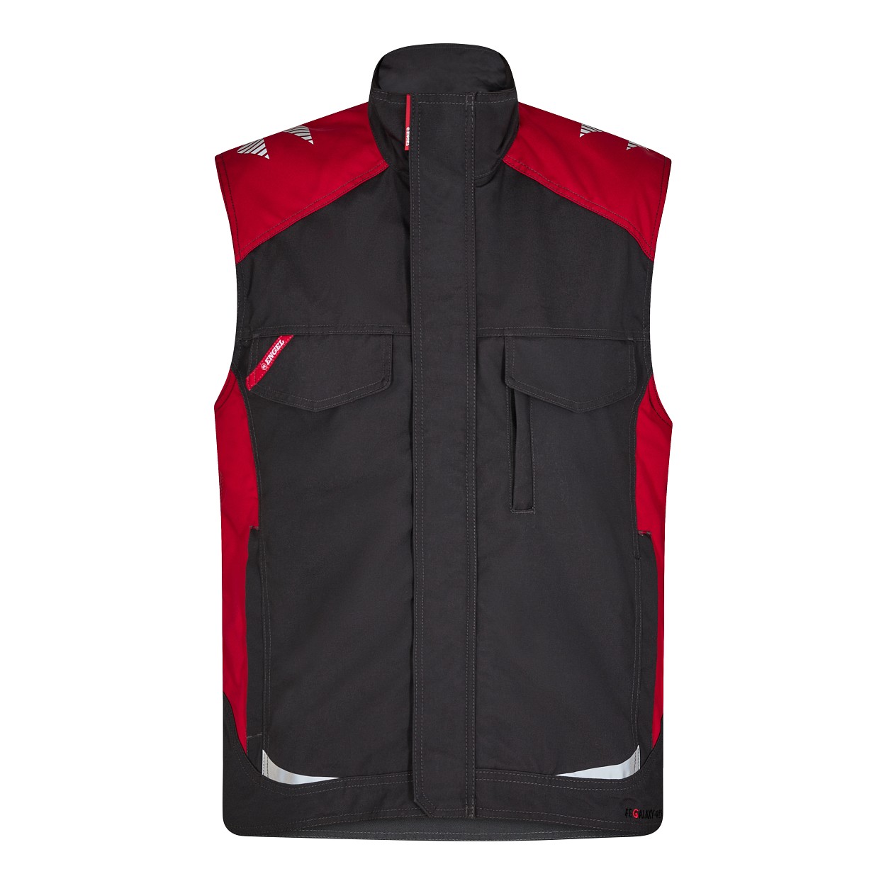 ENGEL Galaxy Serviceweste in Anthrazit Grau/Tomato Red, Größe XS