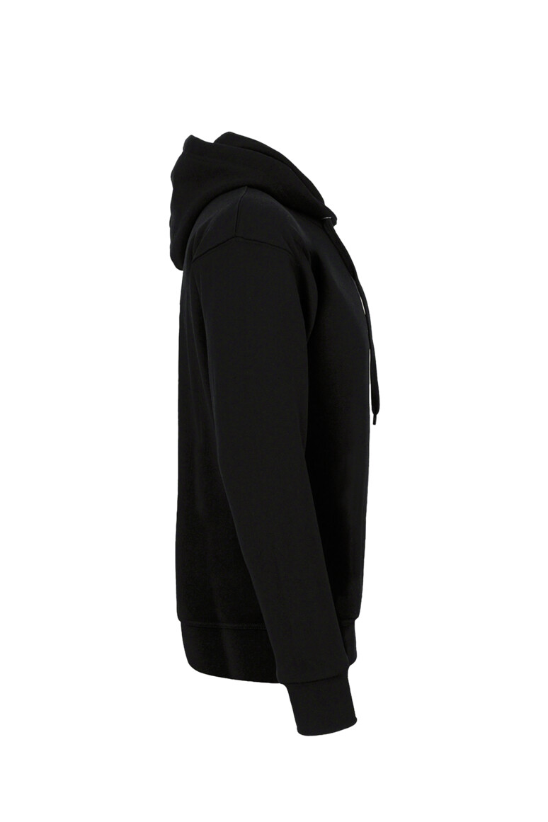 HAKRO 560 Kapuzen-Sweatshirt Bio-Baumwolle GOTS in Schwarz, Größe 6XL