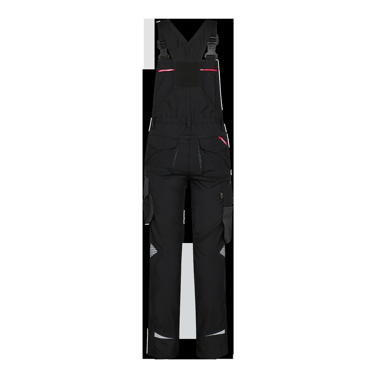 ENGEL Galaxy Damen Latzhose in Schwarz/Anthrazit Grau, Größe 48