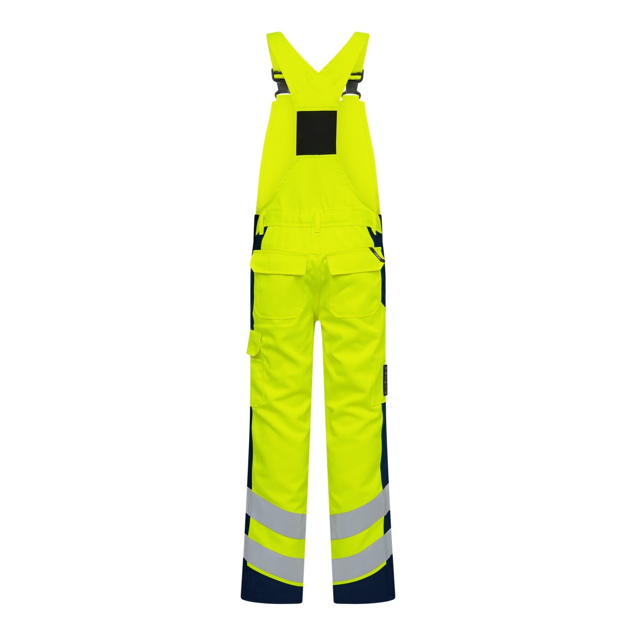 ENGEL Safety+ Latzhose in Gelb/Blue Ink, Größe 106