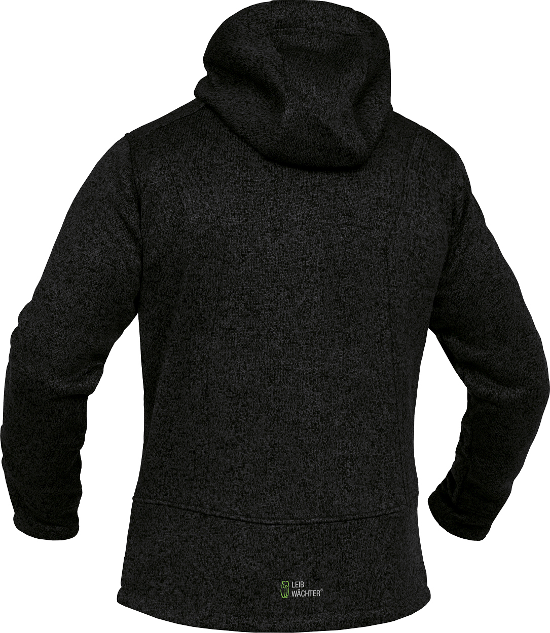 Strickjacke Casual Line Unisex Schwarz CASTJ, Gr. 2XL von Leibwächter