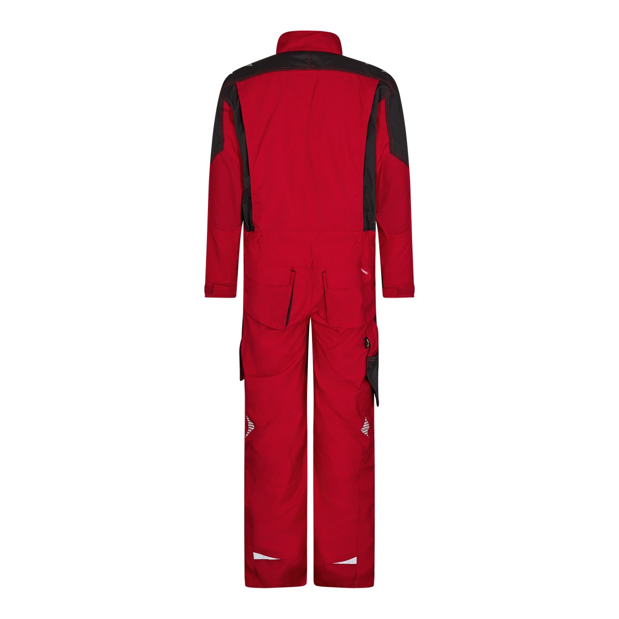 ENGEL Galaxy Overall in Tomato Red/Anthrazit Grau, Größe XS