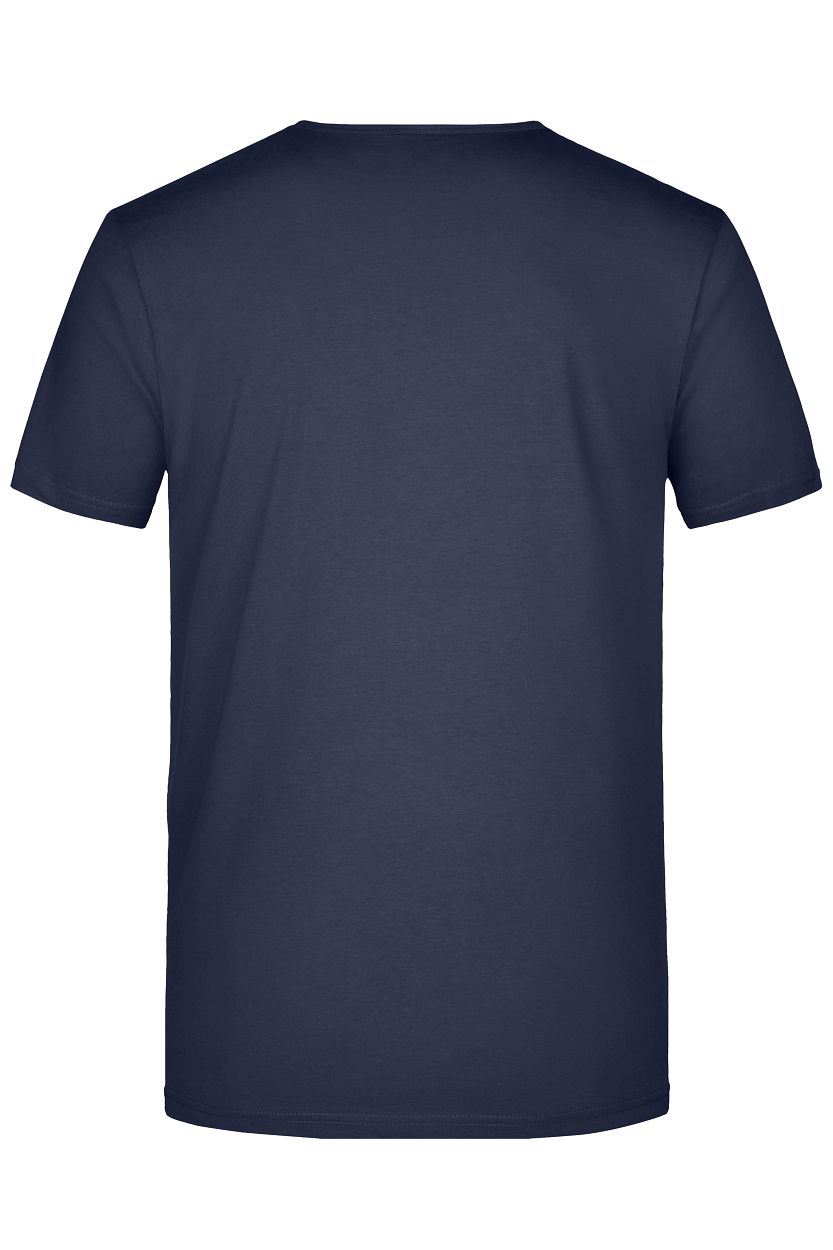 Men's Slim Fit V-T "JN912" in Navy, Größe 2XL - Daiber