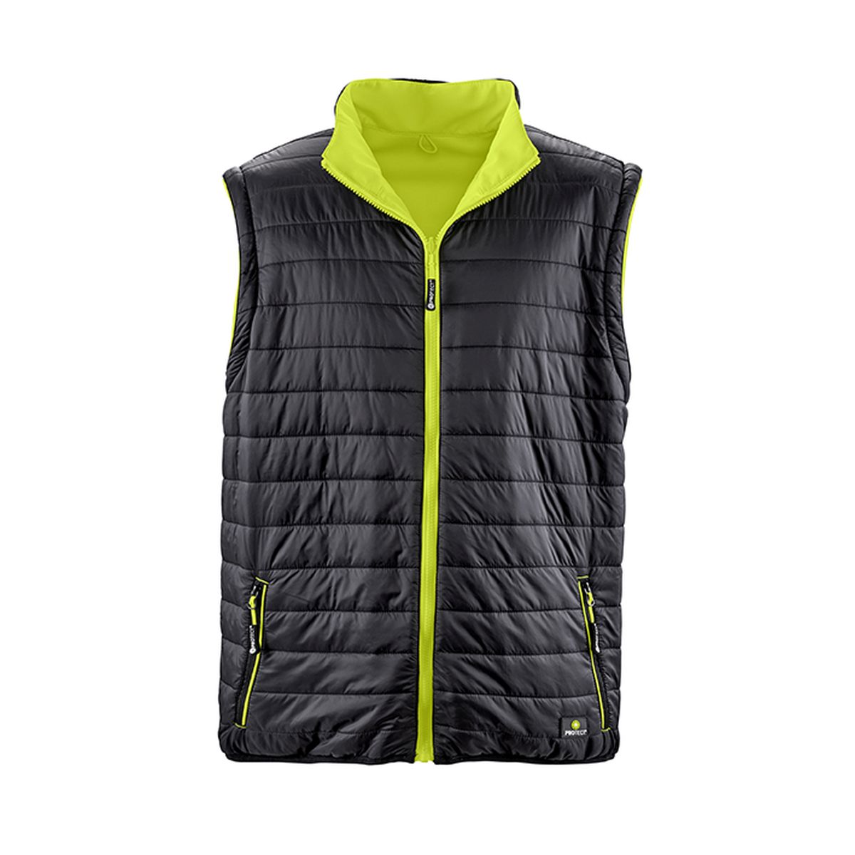 4PROTECT® Warnschutz-Softshellwendejacke RENO in Gelb, Größe 6XL