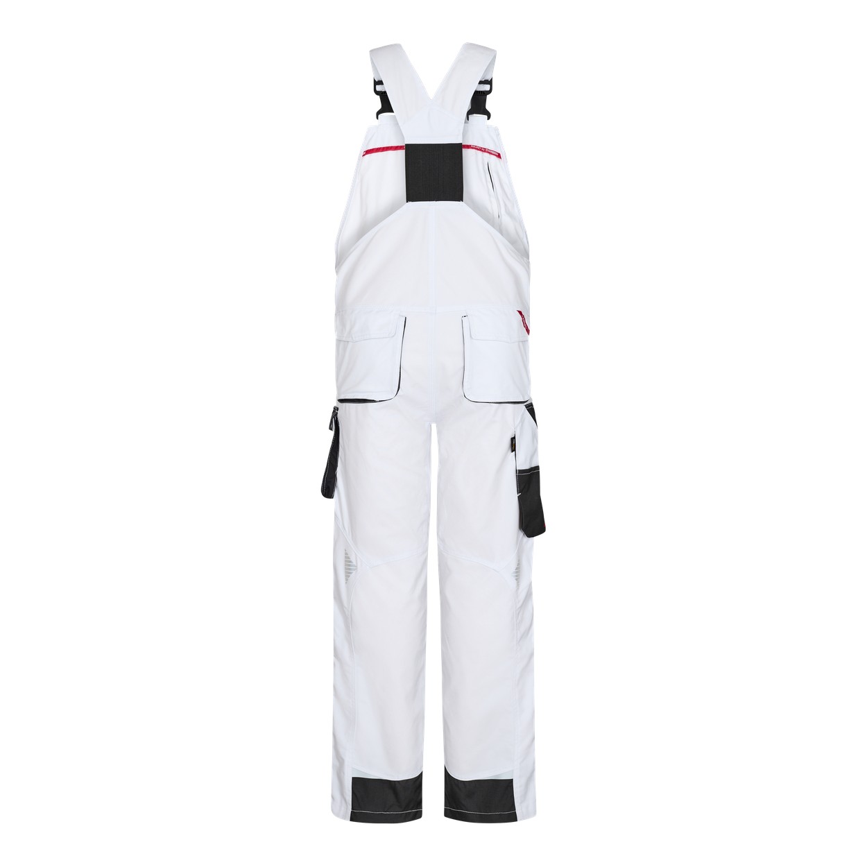 ENGEL Galaxy Latzhose in Weiss/Anthrazit Grau, Größe 106