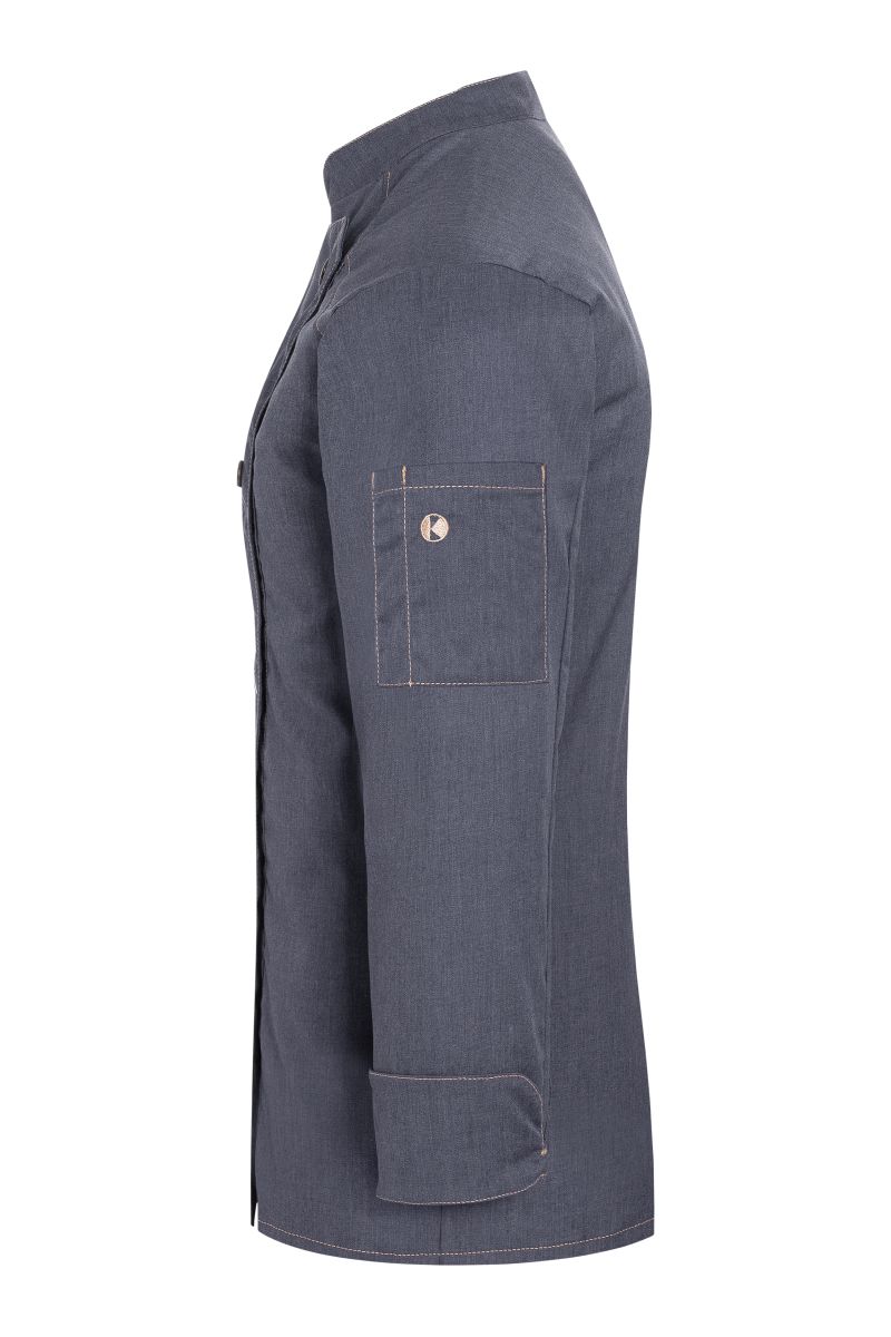 Damenkochjacke Jeans-Style Größe 58 in Vintage black von Karlowsky