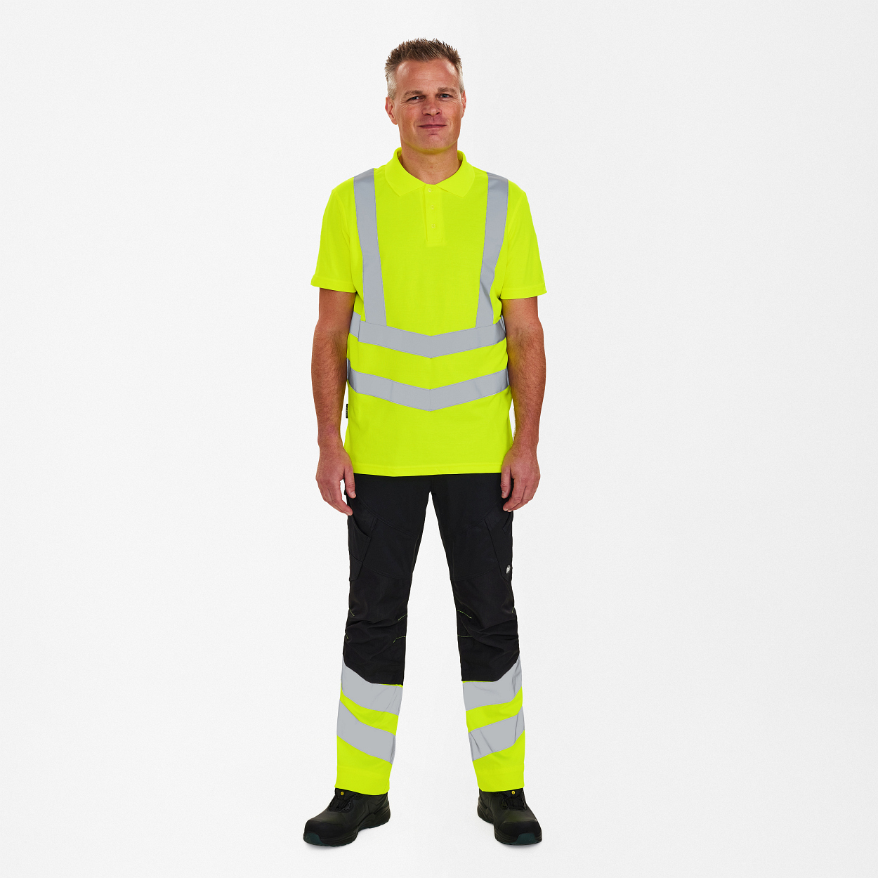 ENGEL Safety Poloshirt in Gelb, Größe XS