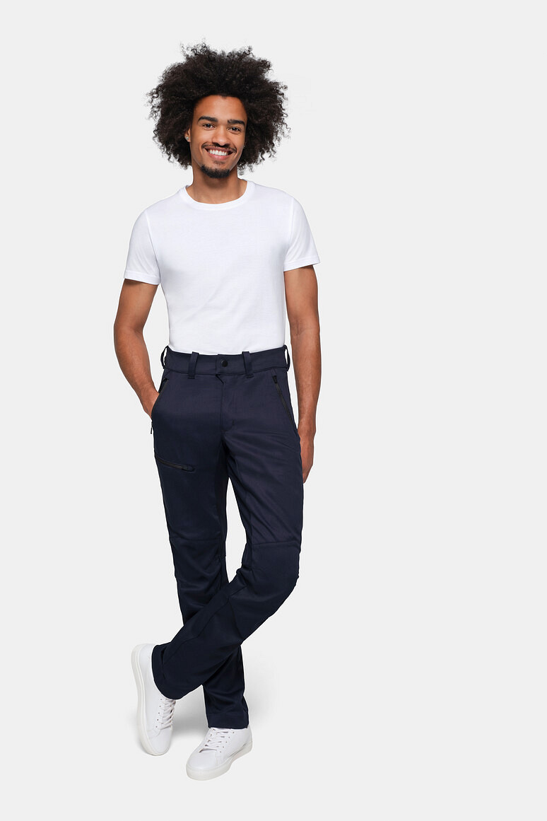 HAKRO 711S Performancehose ECO "kurz" in tinte, Größe 6XL